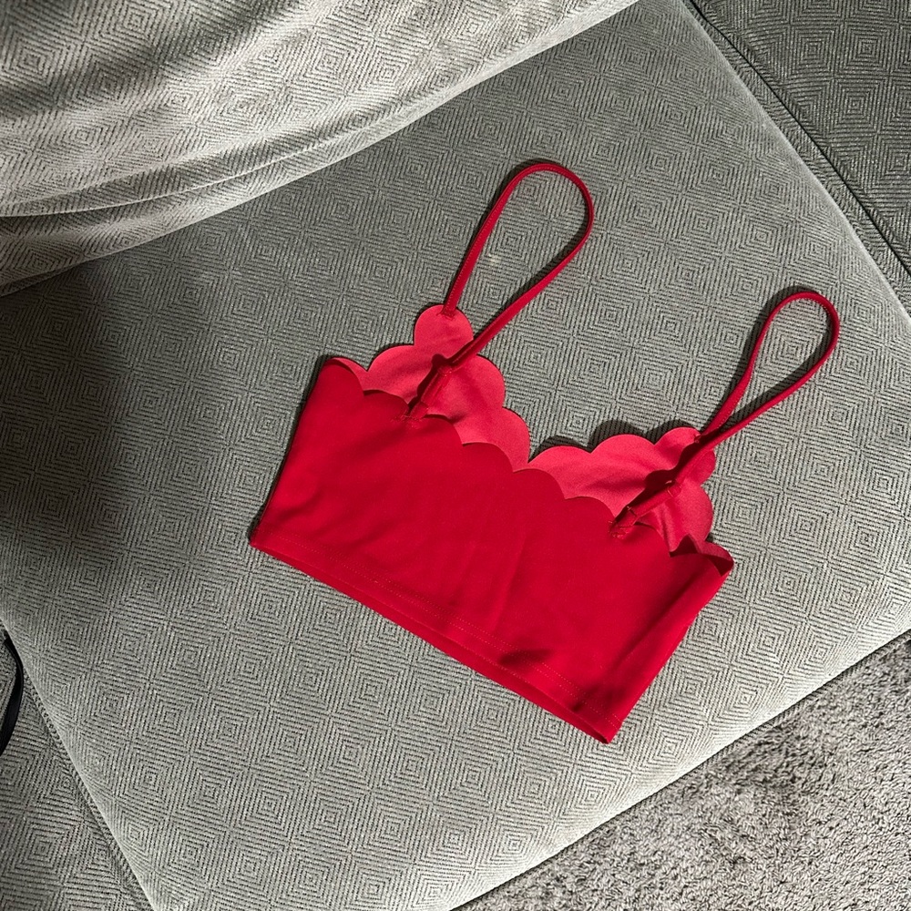 Red bralette top - Picture 2 of 2